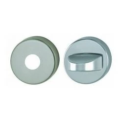 HOPPE Paire De Rosace - ø53mm - A Condamnation - Sans Voyant - Inox - Inox