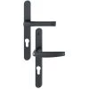 Ensemble De Porte-fenêtre Plaque étroite Atlanta 113KH/300LMSGL/1530 HOPPE Noir Mat Clé I Entr.70 - ép.78-87 - 3597640 - Noir -HOPPE Soldes 13686759 1
