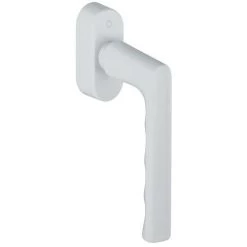 Poignée De Fenêtre Hamburg 0700/ud9020 Secuforte® - Vis : 45 + 50 Mm - Dépassement : 32 à 42 Mm - Décor : Blanc - HOPPE - Vendu à L'unité