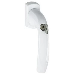 Poignée De Fenêtre Oscillo-battante à Clé New-York 0810/U10 HOPPE Blanc Sign. M5x45 - 11576339 - Blanc