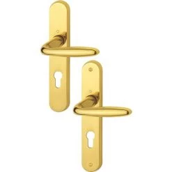 Ensemble De Porte Verona HOPPE - Laiton Poli - M151/265LF - Clé I - 2811051