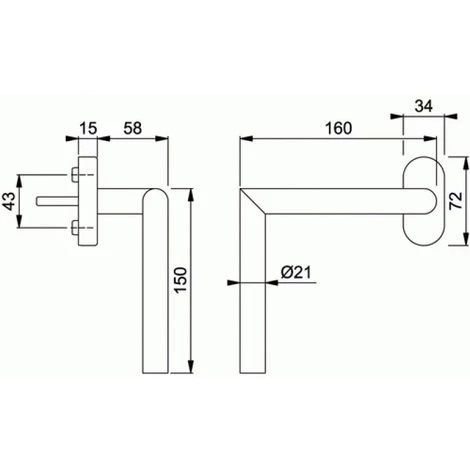 HOPPE Poignée De Fenêtre PMR 200/200 Main Gauche 4 HOPPE Poignée De Fenêtre PMR 200/200 Main Gauche – Image 2