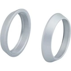 HOPPE Paire De Rosaces De Finition Pour Rénovation Ø 75 Mm Finition Argent Mat