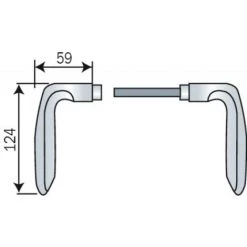 HOPPE Béquille Double Sur Rosace En Inox - VERONA Condamnation -HOPPE Soldes 18995442 3