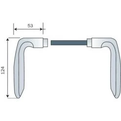 HOPPE Béquille Double Seule Pour Ensemble Sur Rosace En Aluminium Anodisé - VERONA Finition Argent 9 HOPPE Béquille Double Seule Pour Ensemble Sur Rosace En Aluminium Anodisé - VERONA Finition Argent -HOPPE Soldes 18995519 3