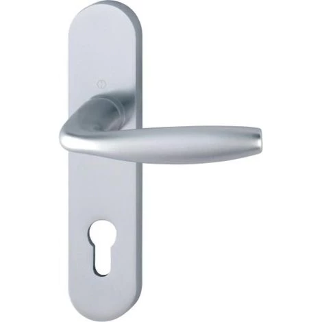 HOPPE Béquille Double Sur Plaque 165 Mm New York Bec De Cane Alu Anodisé - Argent 4 HOPPE Béquille Double Sur Plaque 165 Mm New York Bec De Cane Alu Anodisé - Argent – Image 2