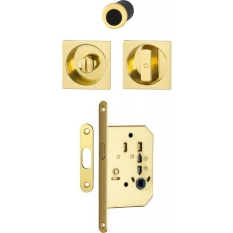 HOPPE Serrure à Condamnation Pour Porte Coulissante Intérieure Avec Manœuvres Carré Aluminium Argent - Argent 5 HOPPE Serrure à Condamnation Pour Porte Coulissante Intérieure Avec Manœuvres Carré Aluminium Argent - Argent – Image 3