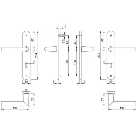 Paire De Béquilles Sur Grande Plaque Stockholm HOPPE 1140/300M Argent Alu - Bec De Cane - 3303146 4 Paire De Béquilles Sur Grande Plaque Stockholm HOPPE 1140/300M Argent Alu - Bec De Cane - 3303146 – Image 2