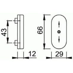 HOPPE Rosace à Cache Pour Poignée De Châssis Entraxe 43 Mm Blanc 9010 -HOPPE Soldes 24972626 2