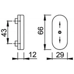 HOPPE Rosace à Cache Pour Poignée De Châssis Entraxe 43 Mm Blanc 9010 -HOPPE Soldes 24972626 3