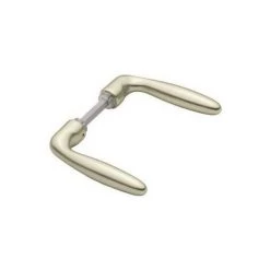 Paire De Poignées De Porte Verona 1510 Alu.F2 Sans Rosace VK 8mm HOPPE