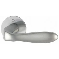 Paire De Poignées De Porte Genova M1535/849N MS F42/F69 M.Drückerrosetten VK 8mm HOPPE