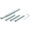 Kit De Fixation Porte D. 72-77mm Vis-L.M6x85 Galv. Broche VK10mm-L.155mm Hoppe -HOPPE Soldes 38372291 1