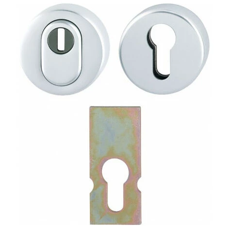 Paire Rosace Porte 42ZNSB-ZA/42HS Alu.F1 Rd.m.ZA S.15mm HOPPE 3 Paire Rosace Porte 42ZNSB-ZA/42HS Alu.F1 Rd.m.ZA S.15mm HOPPE