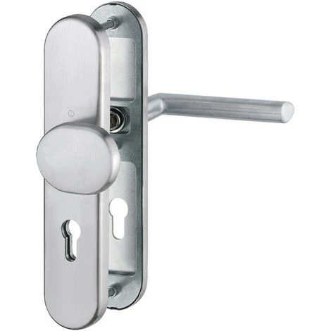 HOPPE Poignée Porte Ams.FS-E86G/3331/3310/1400F Inox F69 D/K TS 42-47mm PZ Rd 3 HOPPE Poignée Porte Ams.FS-E86G/3331/3310/1400F Inox F69 D/K TS 42-47mm PZ Rd