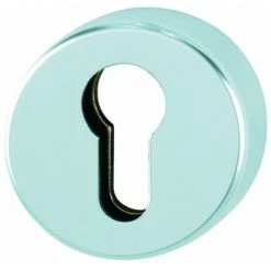 Rosace Porte 42HS Alu.F1 -10mm PZ Rd.HOPPE