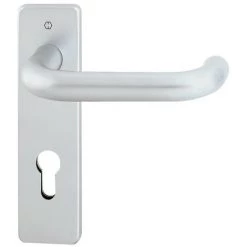 Poignée Porte Paris FS-138F/202K Alu.F1 D/D TS 40-55mm PZ Rect.DIN Gauche/Droite HOPPE