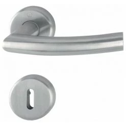 Poignée Porte Narvik E1430ZP/17KV/17KVS VA F69 Rd.OB DIN G/D D/D HOPPE