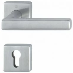 Poignée Porte Dallas FS-E1643/52/52S Inox F69 D/D TS 40-65mm PZ Quad.DIN Gauche/Droite HOPPE