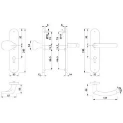 HOPPE Garniture De Sécurité F69 -HOPPE Soldes 38801385 2
