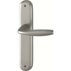 HOPPE 2 Poignées De Porte New York Aluminium Plaque - Talla