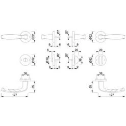 HOPPE Garniture De Rosette F1 -HOPPE Soldes 41356432 2