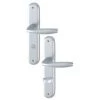 HOPPE Ensemble De Porte Sur Plaque New York - Entr.165mm - WC - Aspect Inox F9 - 1810/318KN - 3398456 - Inox -HOPPE Soldes 4641292 1