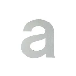 HOPPE Lettre A En Acier Inoxydable 232142