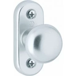 HOPPE Rosace Bouton Aluminium Pour Porte-fenêtre HG/F1/FEST - 11539325