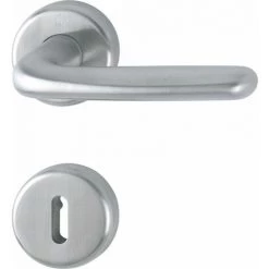 HOPPE Garniture De Poignée De Porte Rosace En Acier Inoxydable 'Cardiff' GRT-LO/LO/F69/8/8.5/OB/37-42 - 11539409