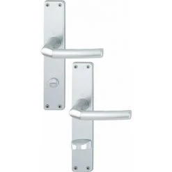 HOPPE Jeu D'assiettes Longues 'Birmingham' Aluminium Naturel 1117/202SP - 3102651