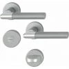 HOPPE Rosace Aluminium Poignée De Porte 'Lecce' GRT-SST/F49/F9-2/8/8.5/5-8/SK/OL/40/KSK27 - 11538764