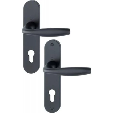 HOPPE Béquille Double Sur Plaques 165 Mm New York Ep 3847 Mm Noir Mat BDC - Noir Mat 5 HOPPE Béquille Double Sur Plaques 165 Mm New York Ep 3847 Mm Noir Mat BDC - Noir Mat – Image 3