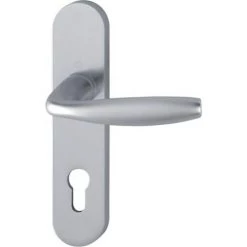 HOPPE Béquille Double Sur Plaques 165 Mm New York Ep 3847 Mm Noir Mat Clé I - Noir Mat