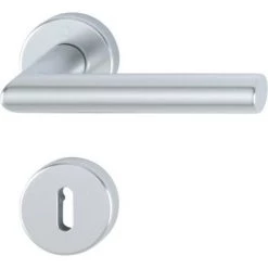 HOPPE Béquille Double Sur Rosaces Amsterdam Ep 40 Mm Argent Condamnation - Argent -HOPPE Soldes 57038797 3