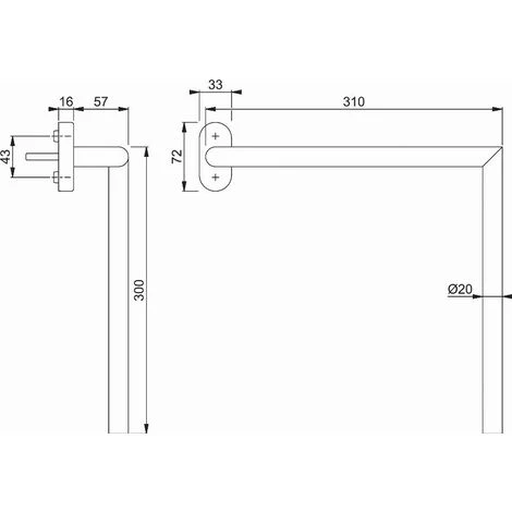Poignées De Fenêtre HOPPE Inox PMR - Gauche - 300 / 300 Mm - 10819319 4 Poignées De Fenêtre HOPPE Inox PMR - Gauche - 300 / 300 Mm - 10819319 – Image 2