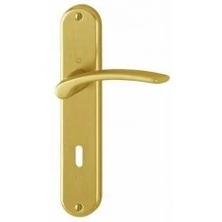 HOPPE Poignee Sur Plaque Ibiza 1171-3022p F272 Alu Dore Satine Beccane Cond