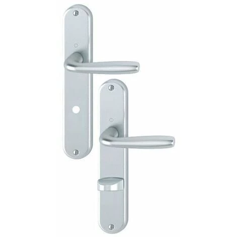 HOPPE Poignée De Porte Sur Plaque MARIBOR 1766-3022f94 Alu Satine Bec Cane à Condamnation 3 HOPPE Poignée De Porte Sur Plaque MARIBOR 1766-3022f94 Alu Satine Bec Cane à Condamnation